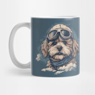 Aviator Maltipoo Mug